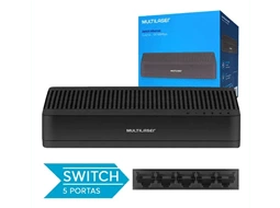 SWITCH 5 PORTAS MULTILASER 10/100Mbps RE305